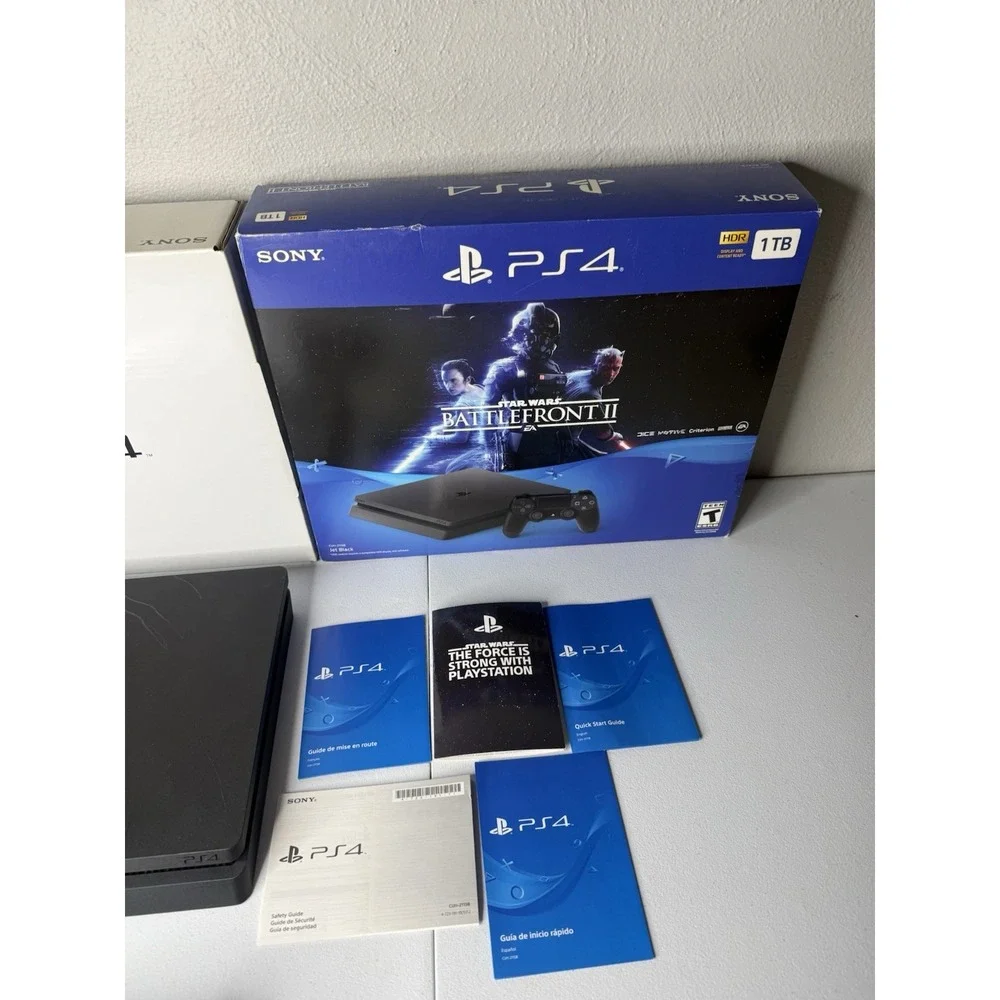 Sony PlayStation 4 Slim STAR WARS: Battlefront II Bundle, 1TB, Black Console